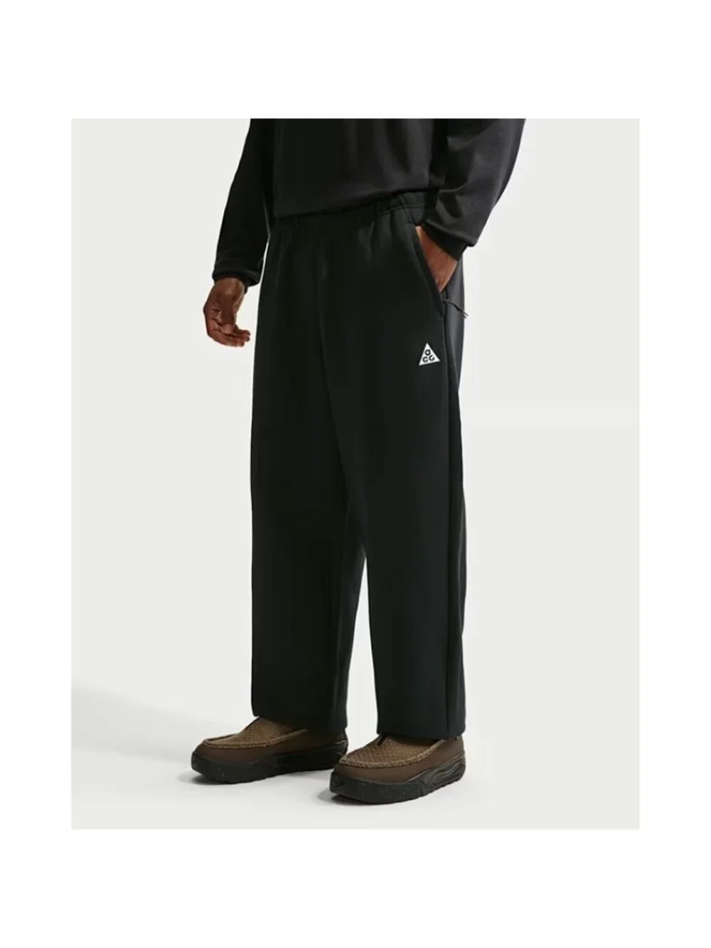 Nike ACG Tuff Fleece Pants Size XS Men Black White IH0717-010